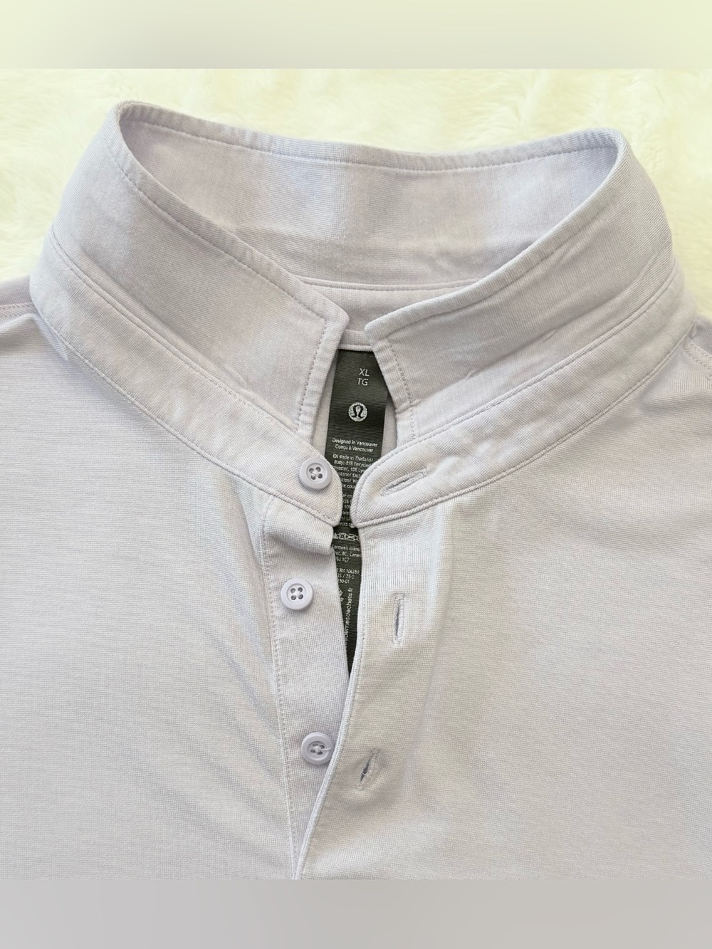 Lululemon Evolution Polo Shirt Lavender
Lilac Men's Size XL - Picture 10 of 10